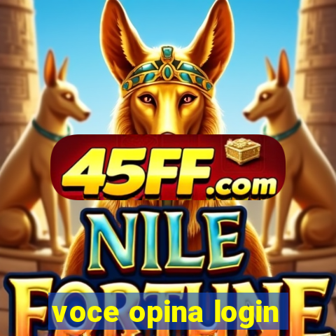 voce opina login